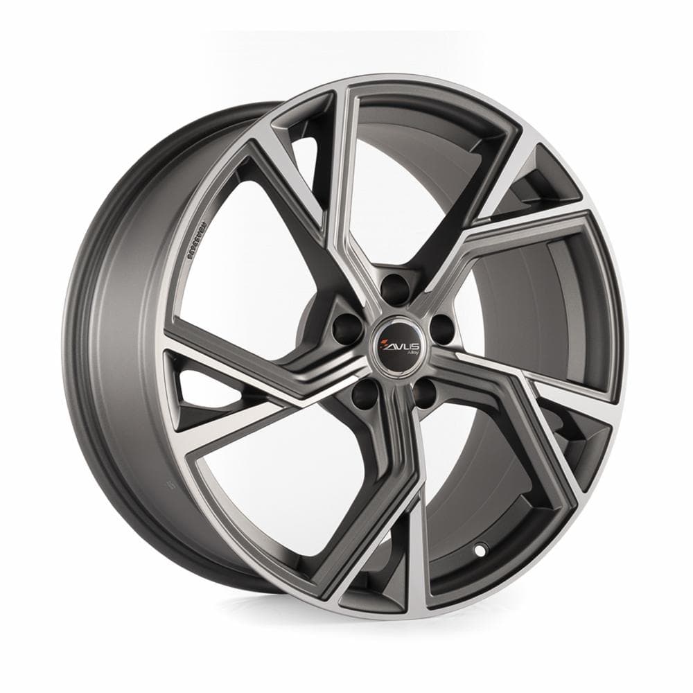 Avus AF20 Matt Antharcite Polished 8x18