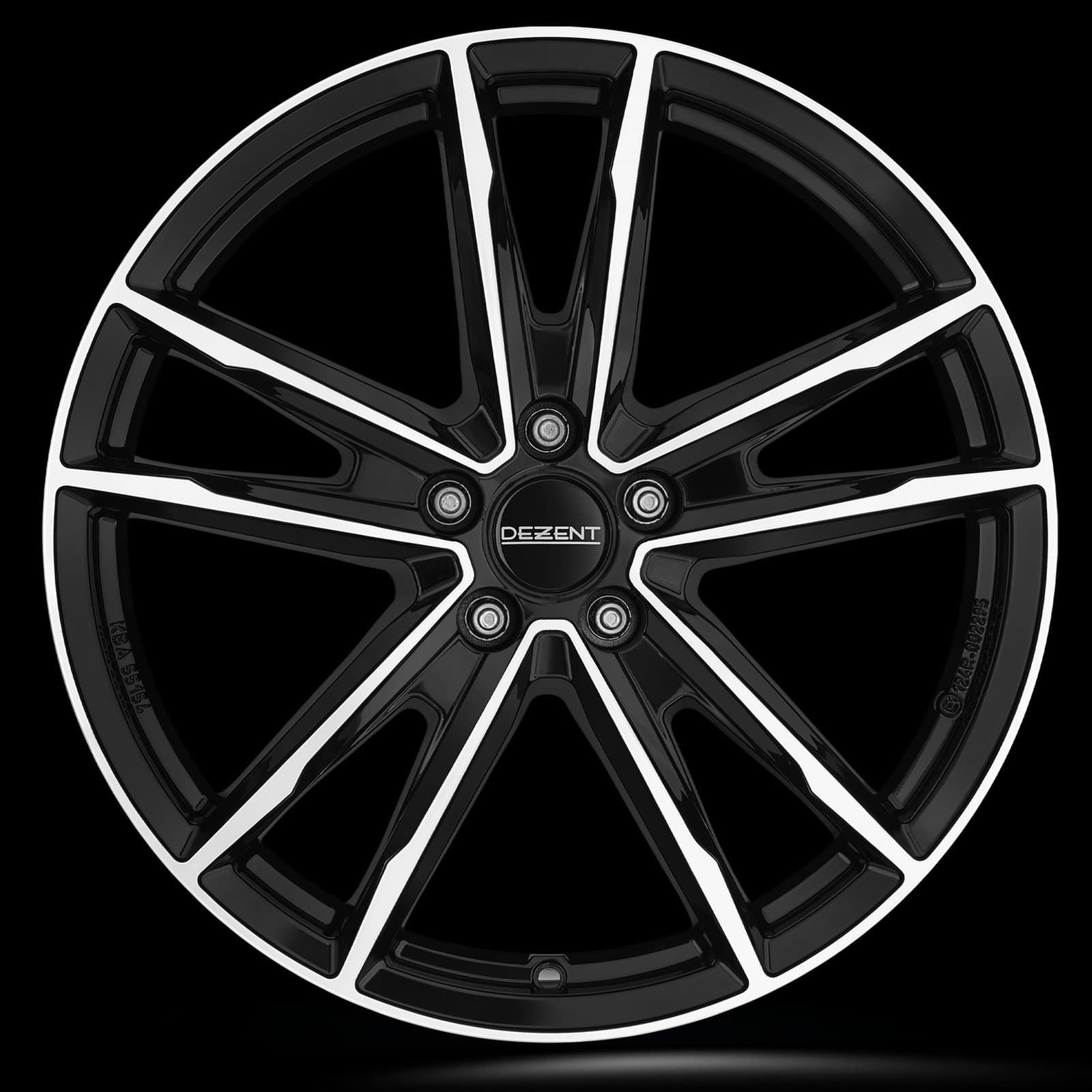 Dezent KF Dark Black/polished 7x16