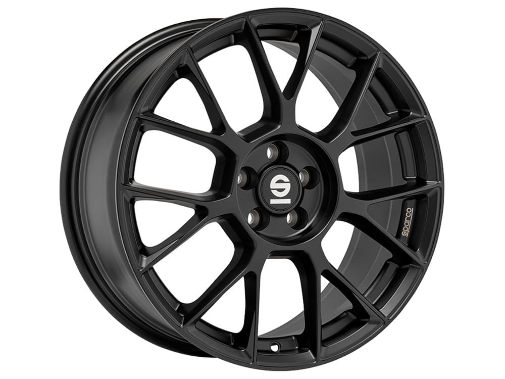Sparco Super Sprint Matt Black 8x19