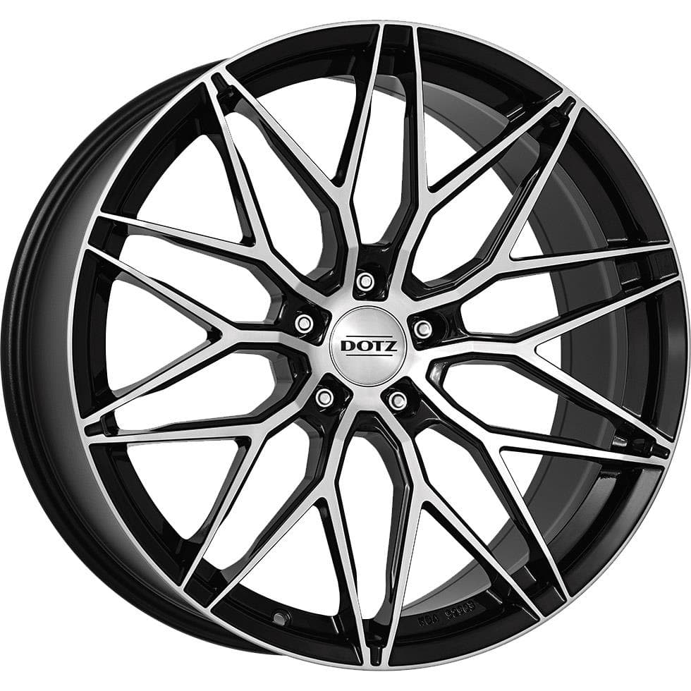 Dotz Suzuka Dark Black/polished 8x18