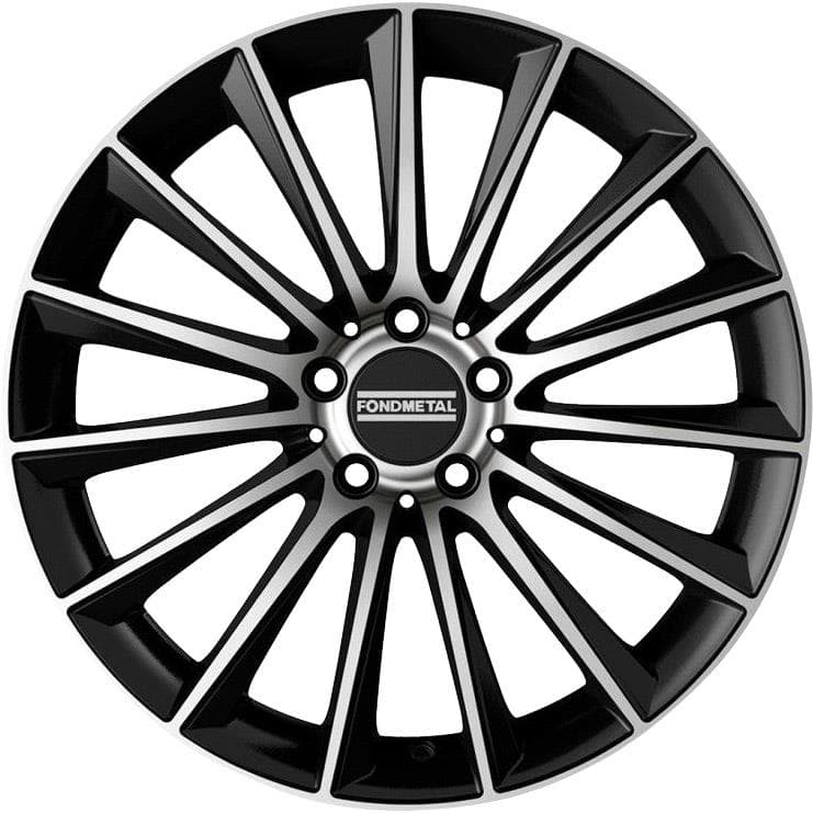Fondmetal Aidon Glossy Black Machined 9x19