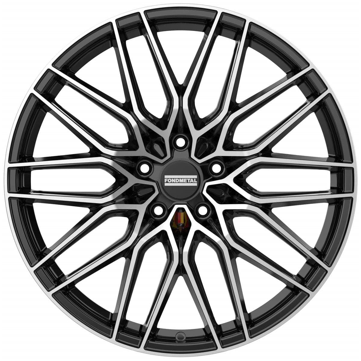 Fondmetal Cratos Glossy Black Machined 11.5x22