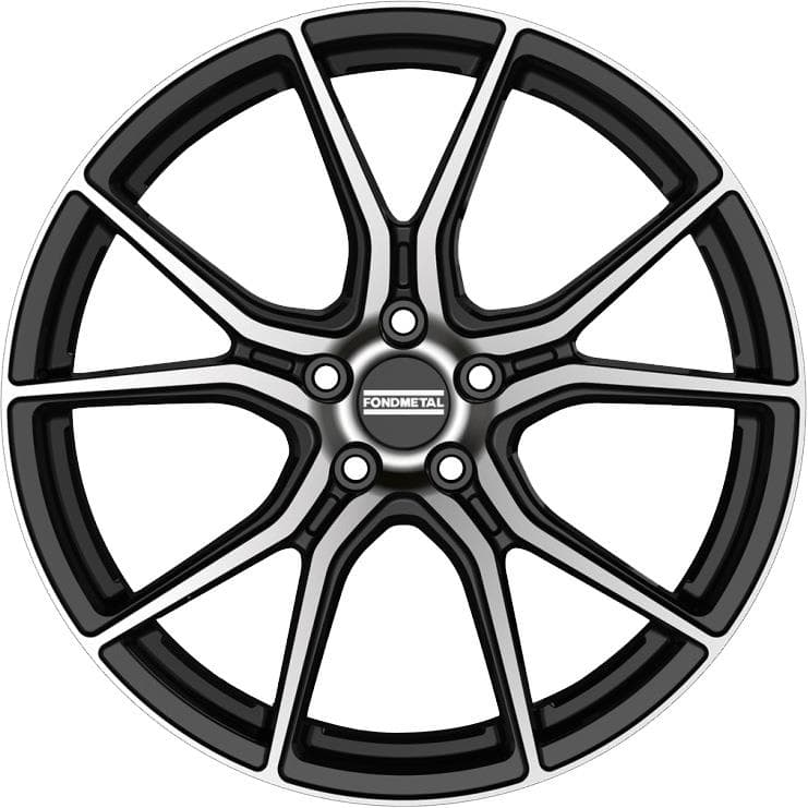 Fondmetal STC45 Glossy Black Machined 9x20