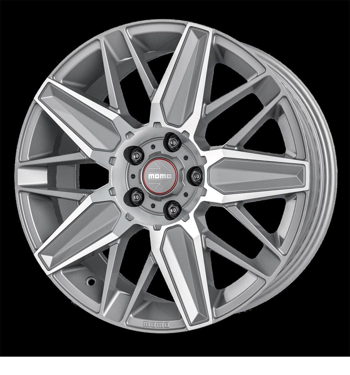 Momo Evoluzione Matt Titan Silver Polished 8x18