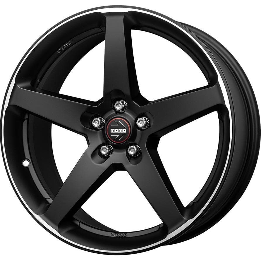 Momo Five Matt Black Polished 8x18