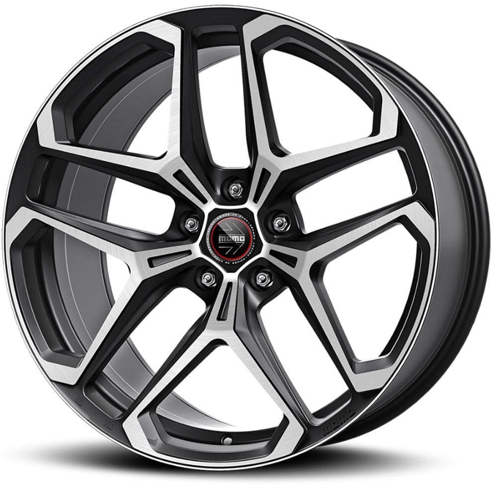 Momo RF-04 Matt Black Polished 8.5x20