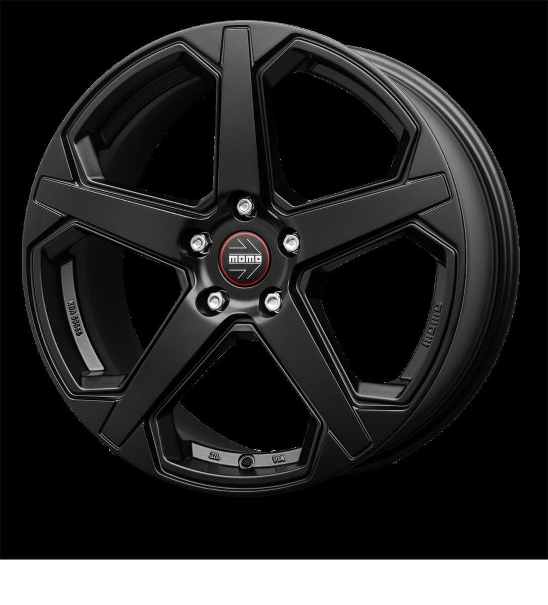 Momo Star Evo Matt Black 8x18