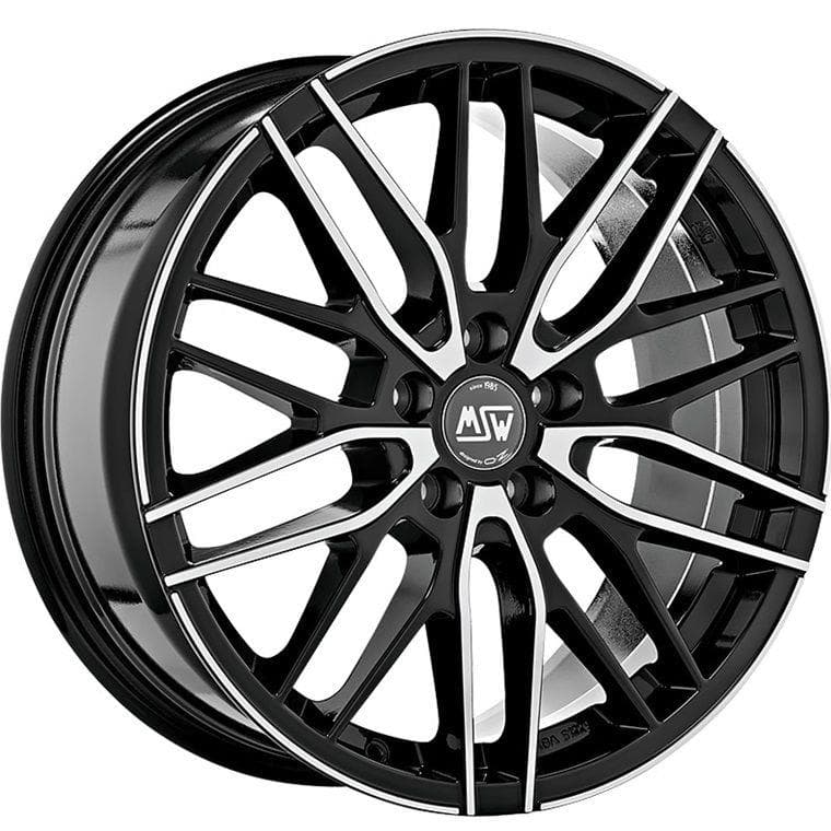 MSW 72 Gloss Black Full Polished 7x17