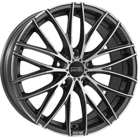 OZ Racing Italia 150 Matt Race Silver Diamond Cut 8x17
