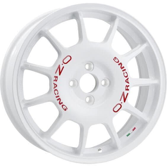 OZ Racing Leggenda Race White Red Lettering 7x17