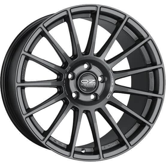 OZ Racing Superturismo Dakar Matt Graphite Silver Lettering 9x21
