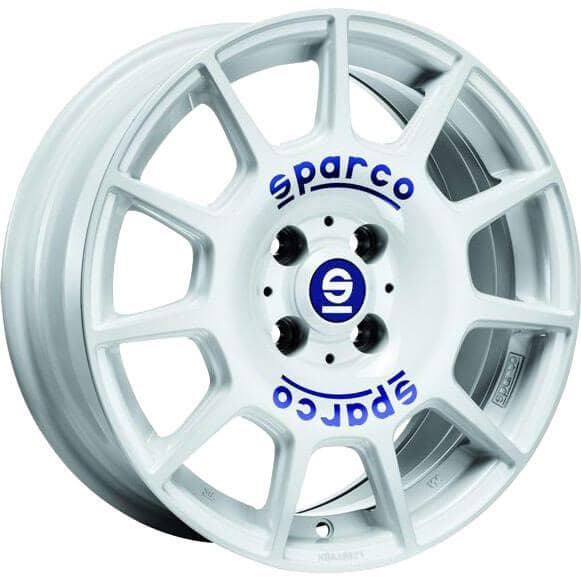Sparco Terra White Blue Lettering 7x16