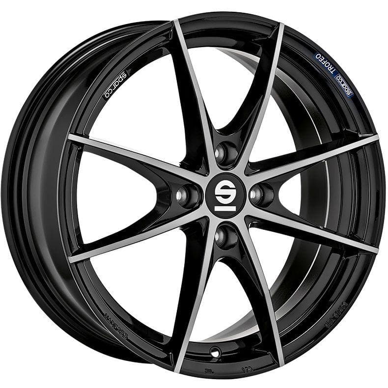 Sparco Trofeo 4 Fume Black Full Polished 6x15