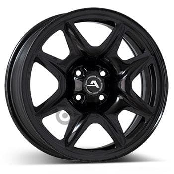 Alcar Hybridrad 200100B Black 6.5x16