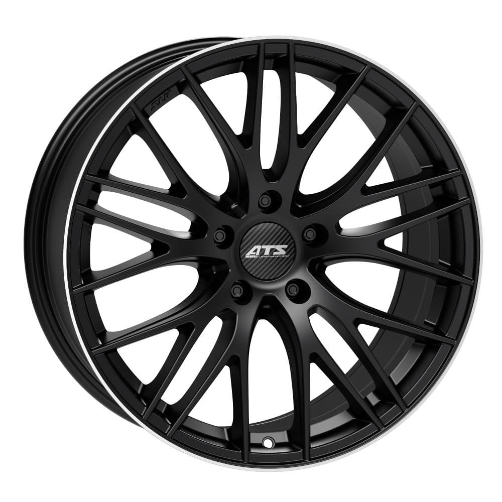 ATS Perfektion Racing-Black Hornpolished 8x18
