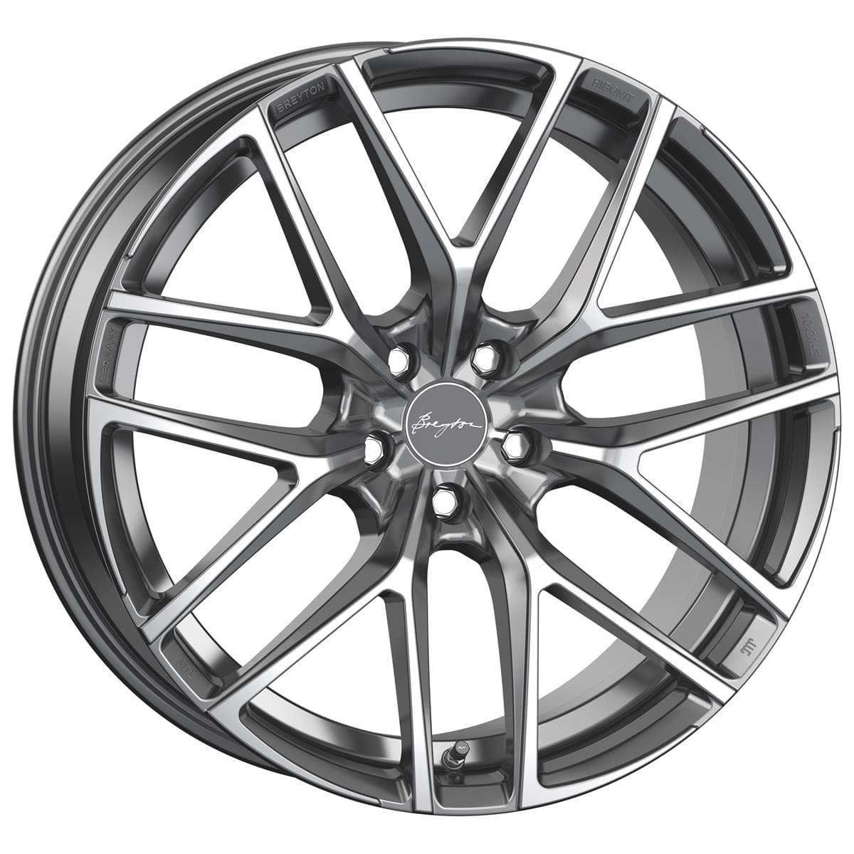 Breyton Hibonit Matt Gun Polished Face 10x20