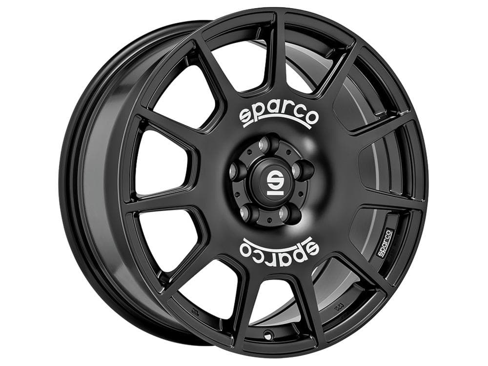 Sparco Terra Matt Black White Lettering 7.5x17