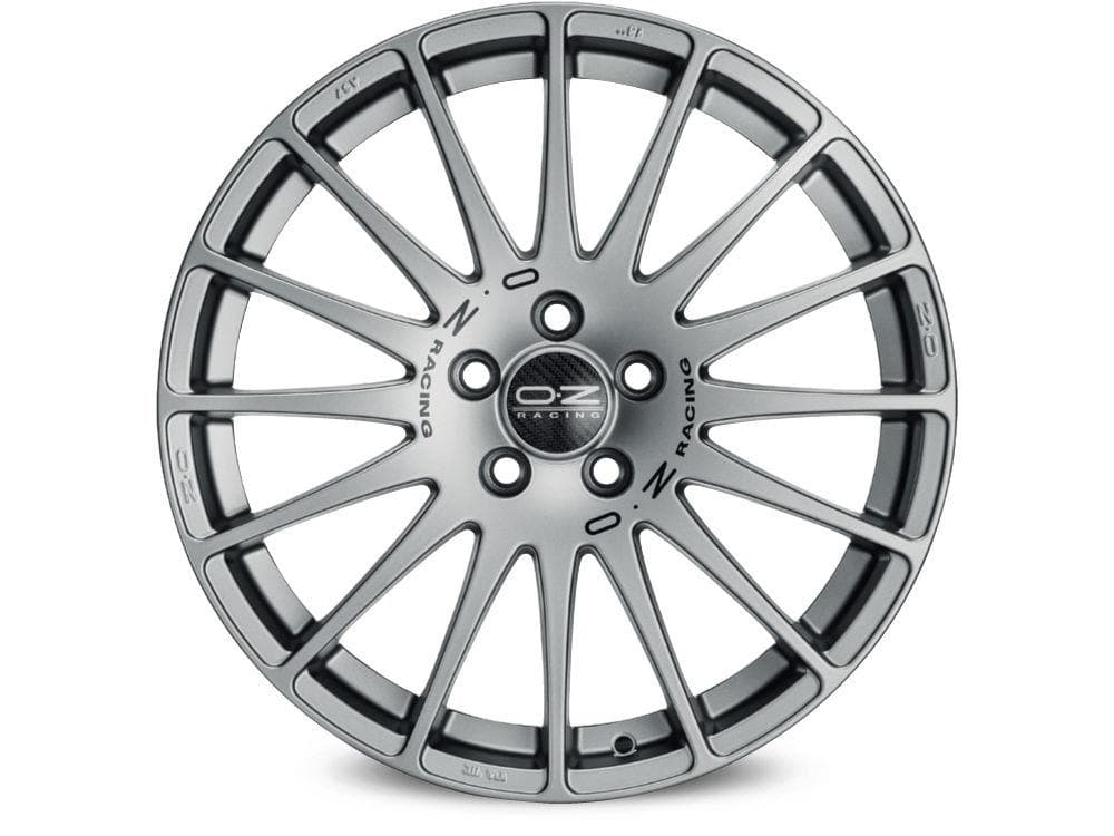 OZ Racing Superturismo GT Grigio Corsa Black Lettering 6.5x15