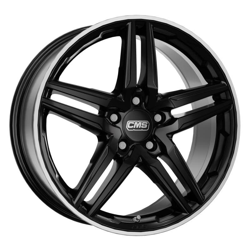 CMS C29 Diamond Rim Black Gloss 7.5x17