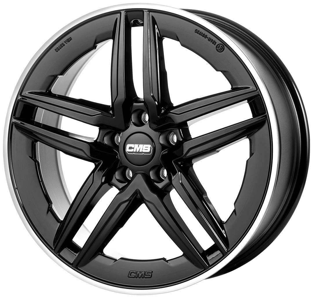 CMS C29-AERO Diamond Rim Black Gloss 8.5x18