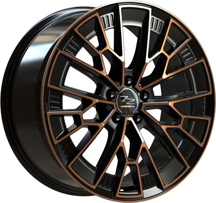Fondmetal 1972 Black Clearcoat Matt Bronze Machined 10.5x20