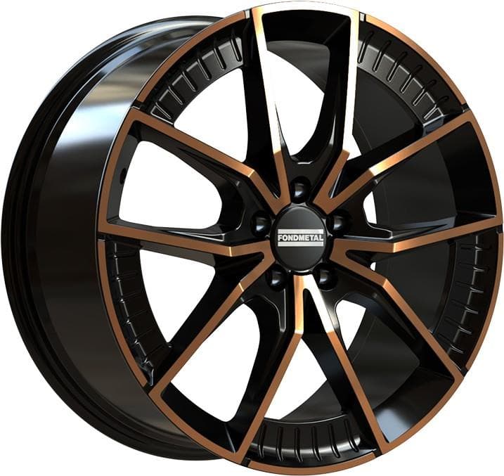 Fondmetal Elatha Black Clearcoat Matt Bronze Machined 9.5x21