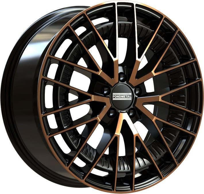 Fondmetal Kari Black Clearcoat Matt Bronze Machined 8.5x20