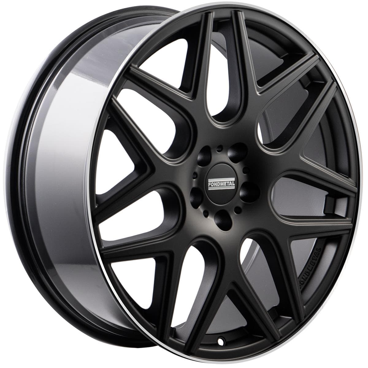 Fondmetal Moros Matt Black Machined Lip 9.5x20