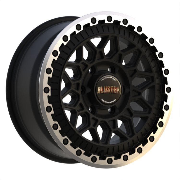 Fondmetal Bluster Matt Black Machined Lip 8x18
