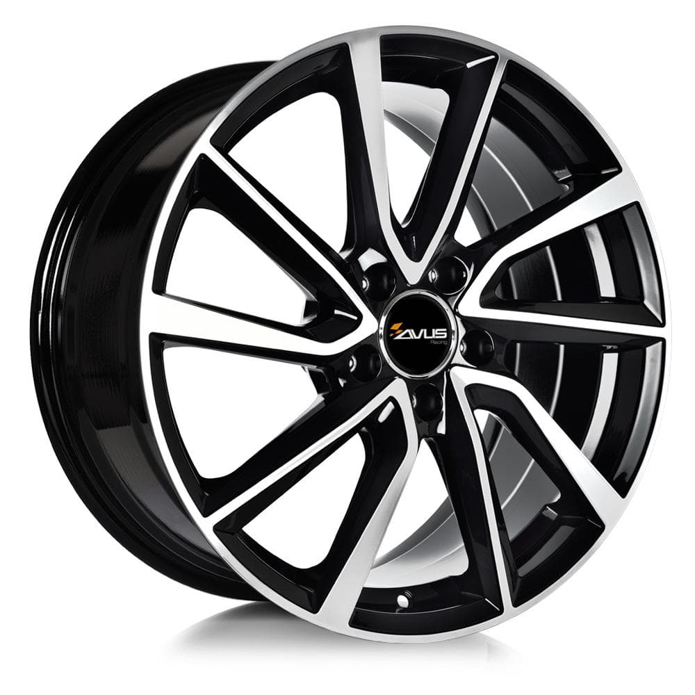 Avus AC-518 Black Polished 7x17