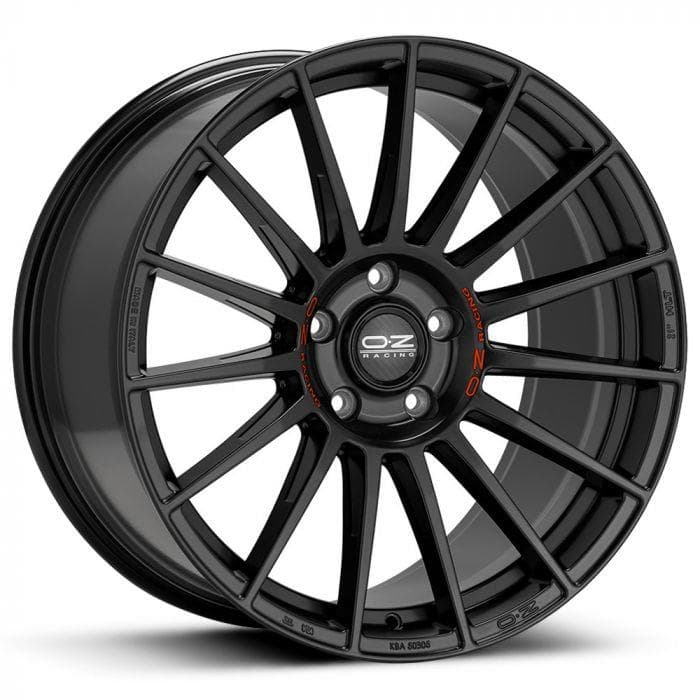 OZ Racing Superturismo Dakar Matt Black Red Lettering 8.5x20