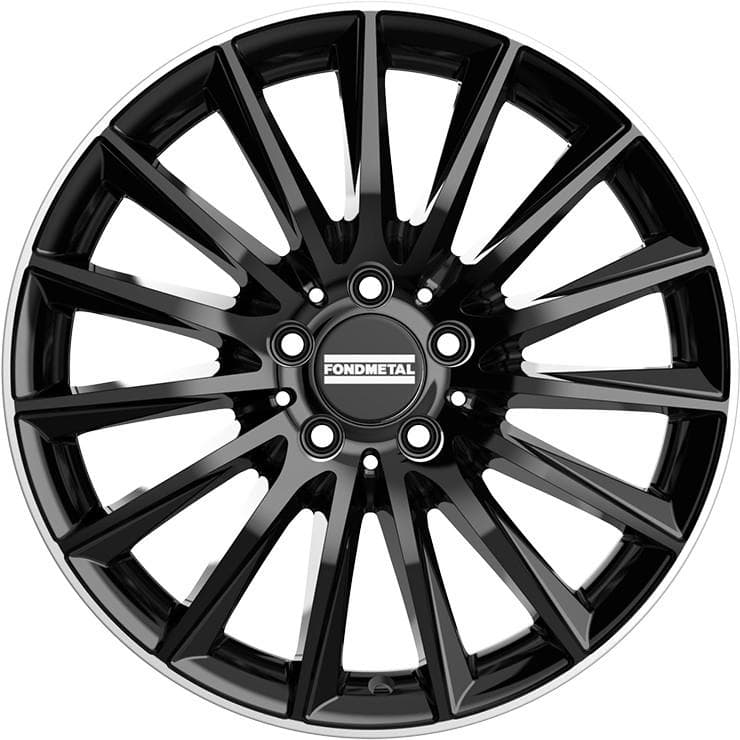 Fondmetal Aidon Glossy Black Machined Lip 9x19