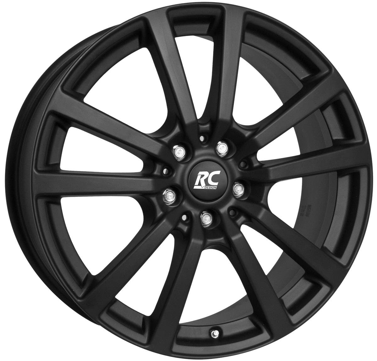 RC Design RC25 Schwarz Klar Matt (skm) 8.5x19