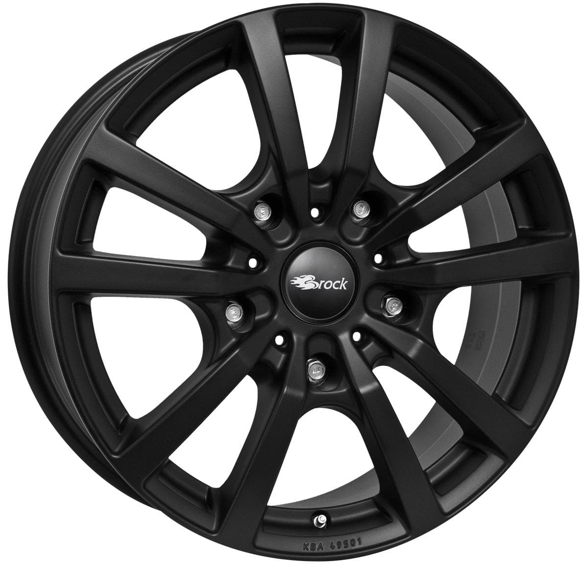 RC Design RC25T Schwarz Klar Matt (skm) 6.5x16