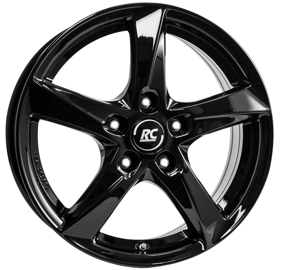 RC Design RC30 Schwarz Glanz (SG) 7x16