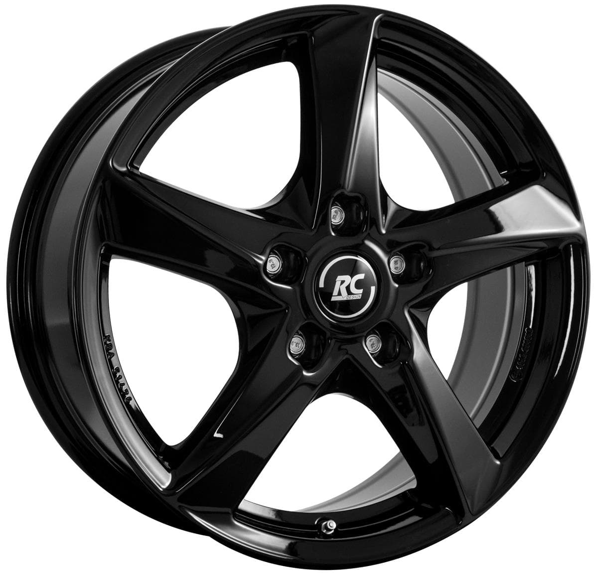 RC Design RC30T Schwarz Glanz (SG) 7x17