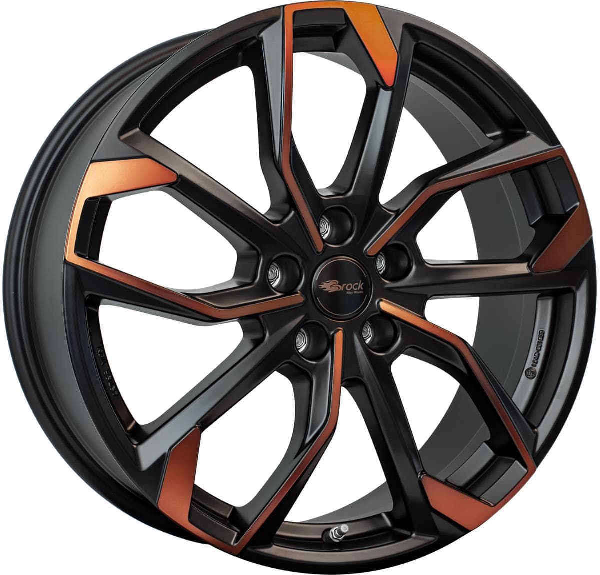 RC Design RC34 Black Orange Matt (bom) 8x18