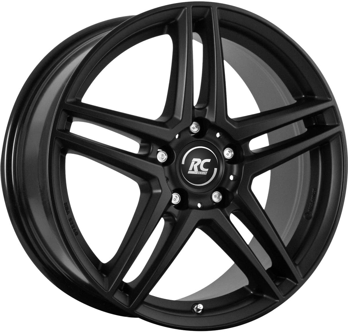 RC Design RCD17 Satin Black Matt (sbm) 8x18