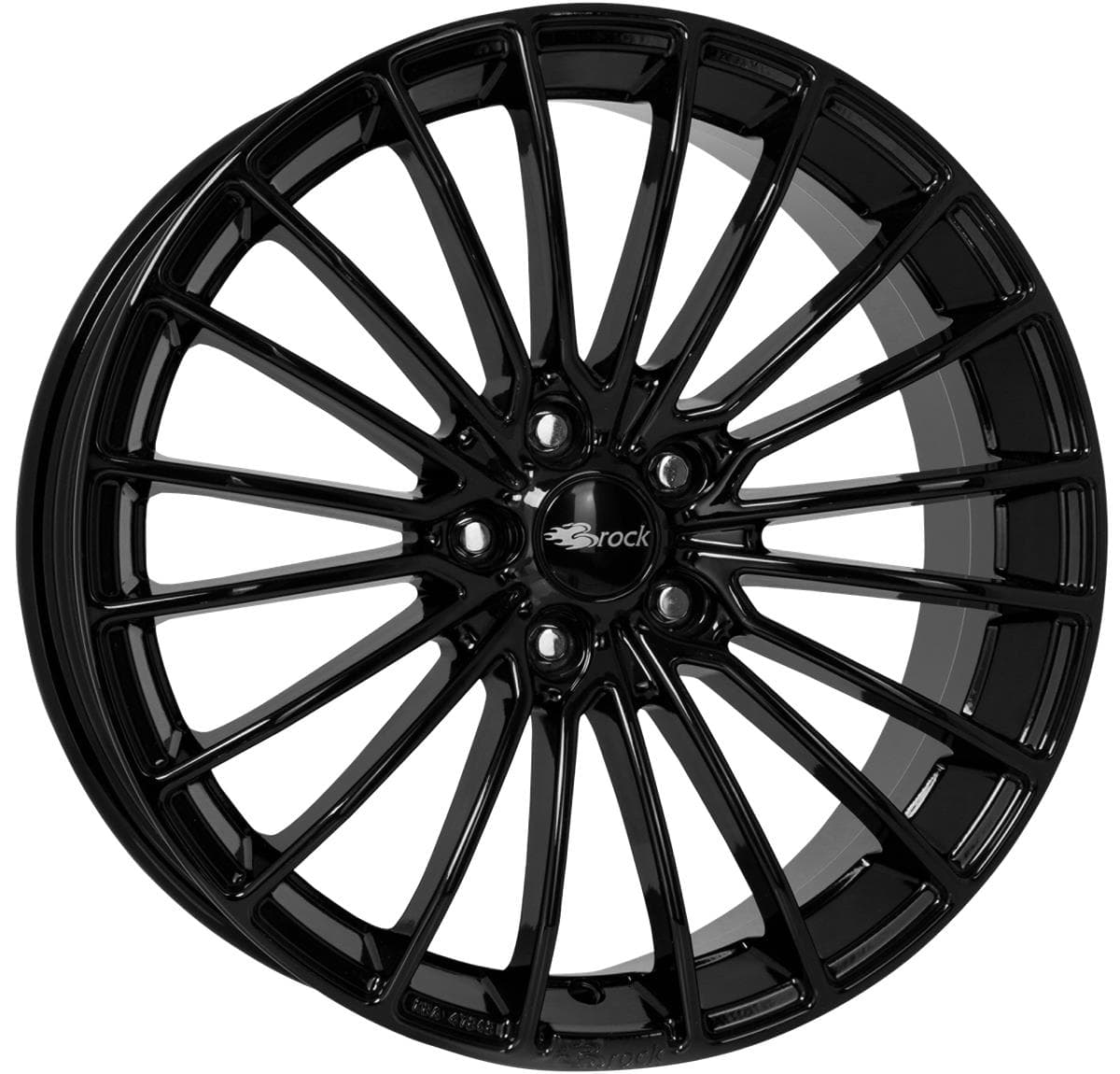 Brock B24 Schwarz Glanz (SG) 7x17
