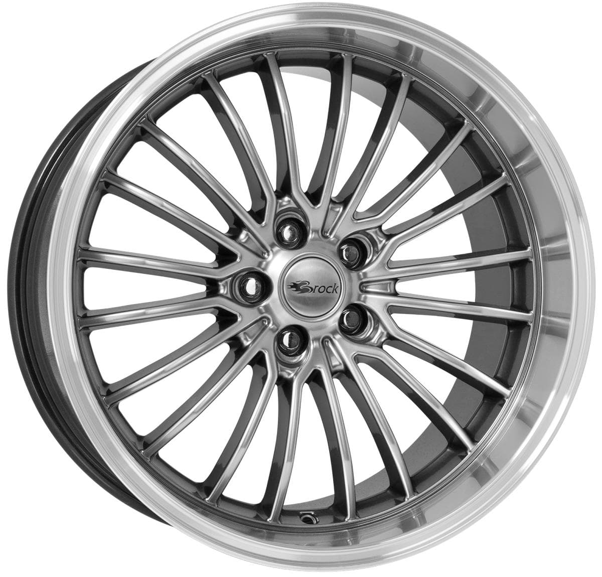 Brock B24GP Chromsilber Horn-Poliert (csshp) 10.5x20