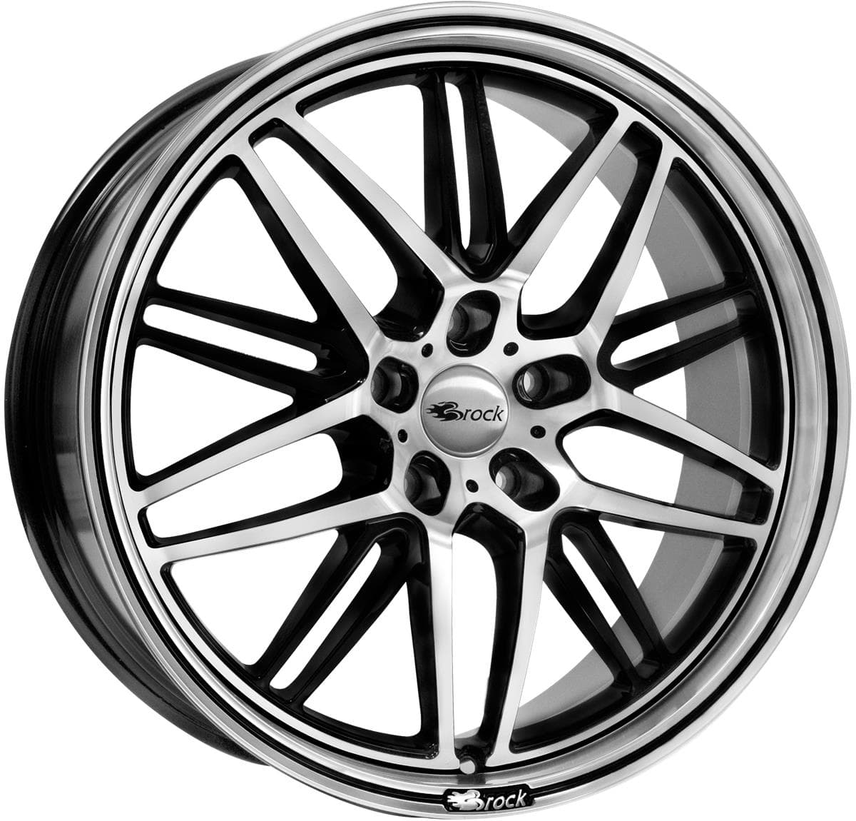 Brock B28 Schwarz Glanz Voll-Poliert (sgvp) 8.5x19