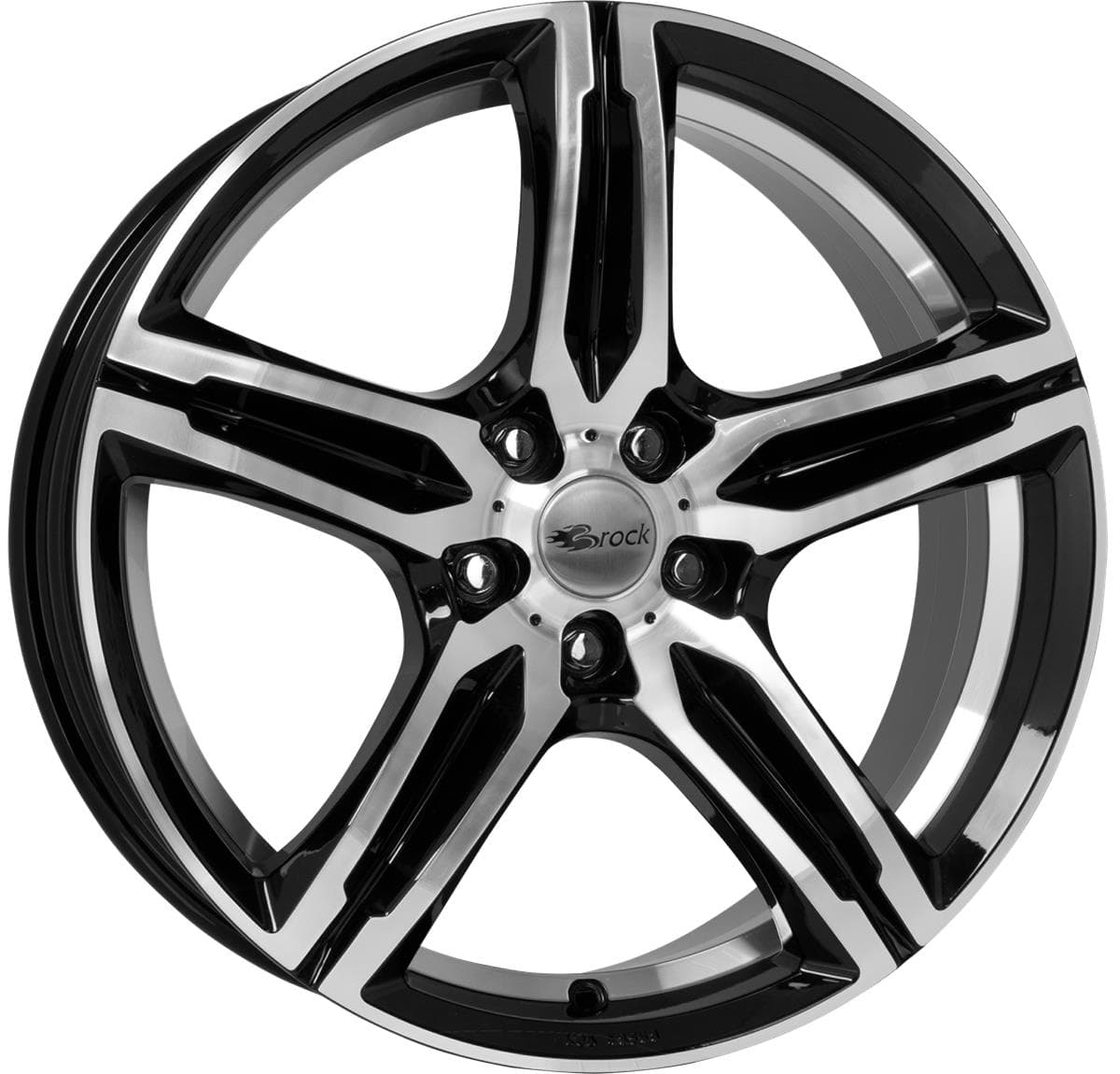 Brock B29 Schwarz Glanz Voll-Poliert (sgvp) 7.5x17