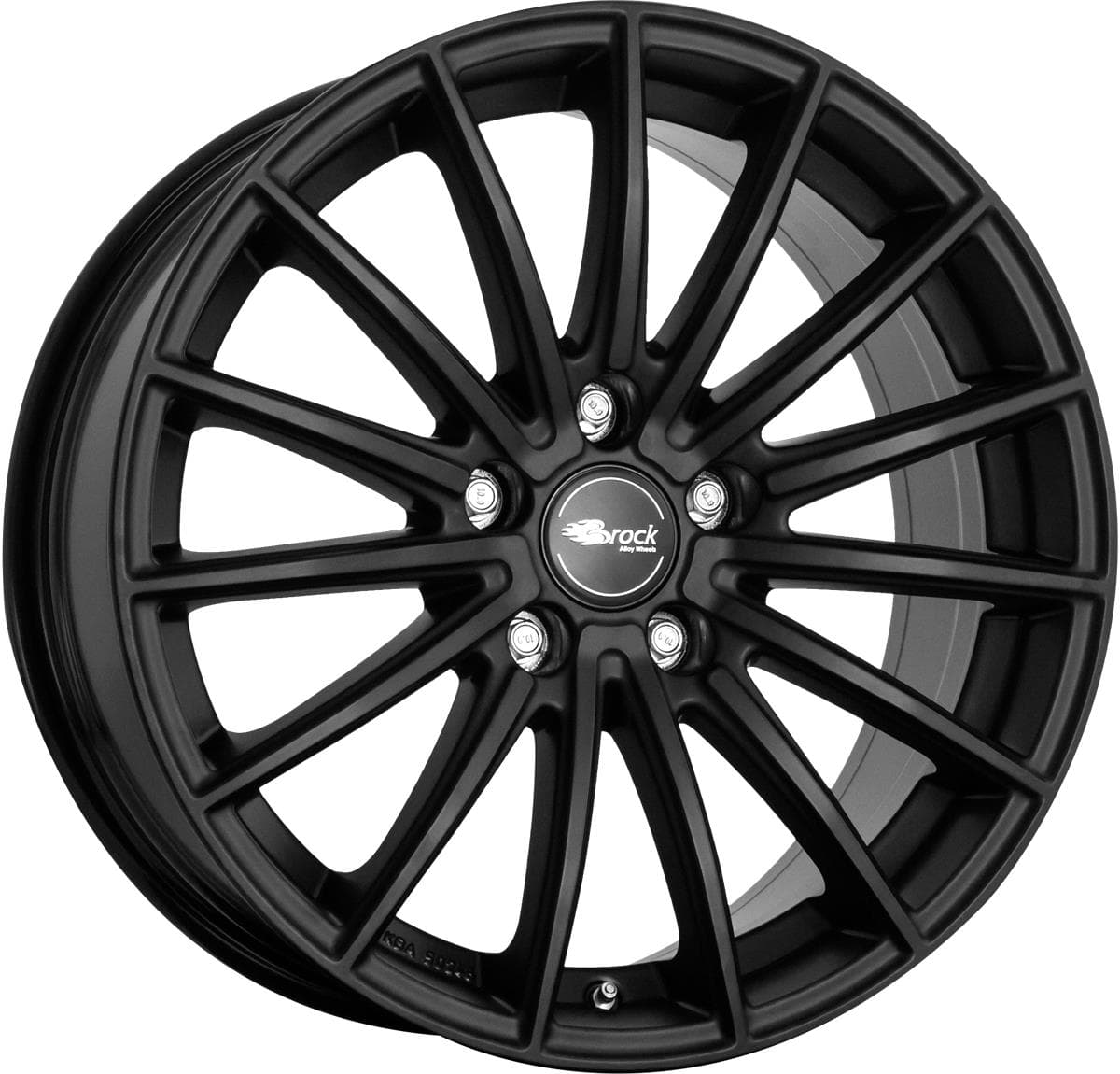 Brock B36 Satin Black Matt (sbm) 8x18