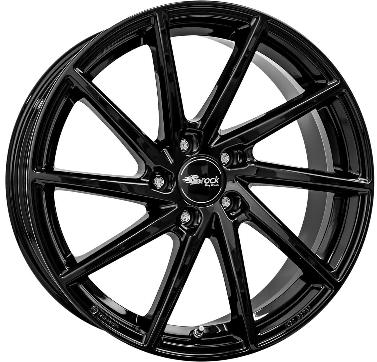 Brock B37 Schwarz Glanz (SG) 8x18