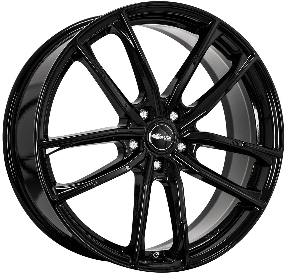 Brock B38 Schwarz Glanz (SG) 8x18