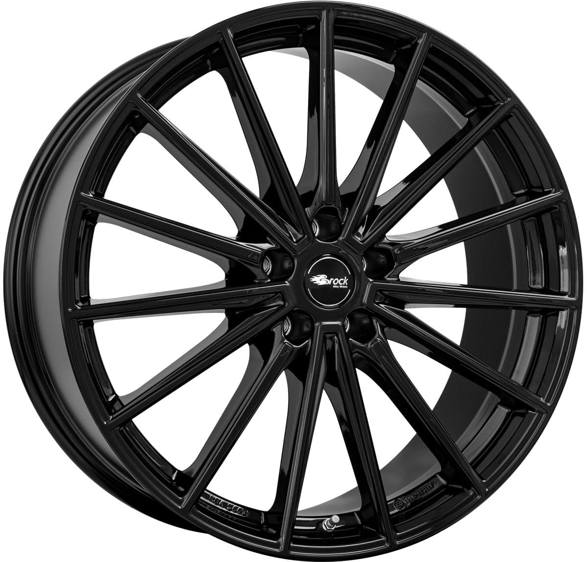 Brock B43 Schwarz Glanz (SG) 9x20