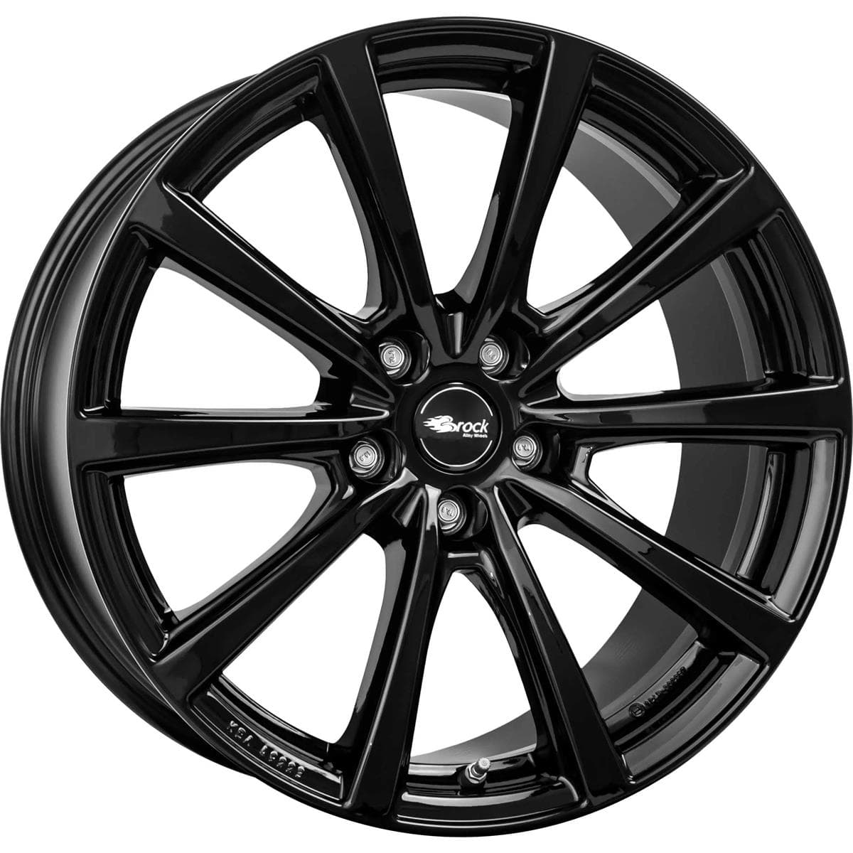 Brock B32 Schwarz Glanz (SG) 8.5x18