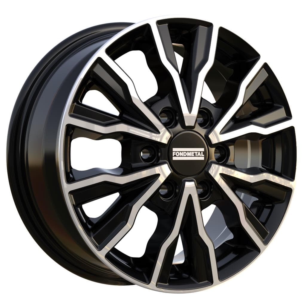 Fondmetal PRO2 Glossy Black Machined 6.5x16