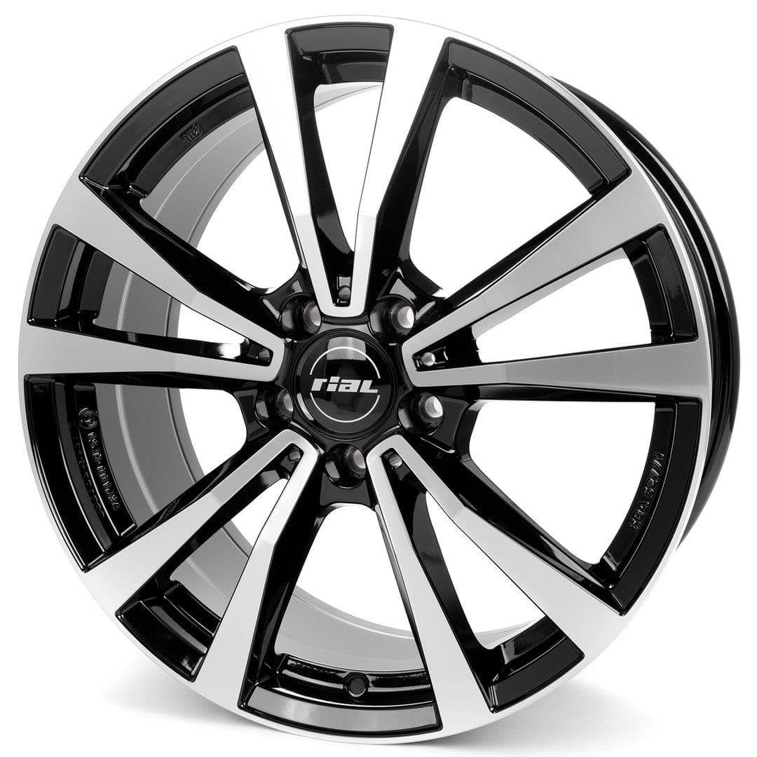 Rial M12X Diamond-Black Frontpolished 8x19