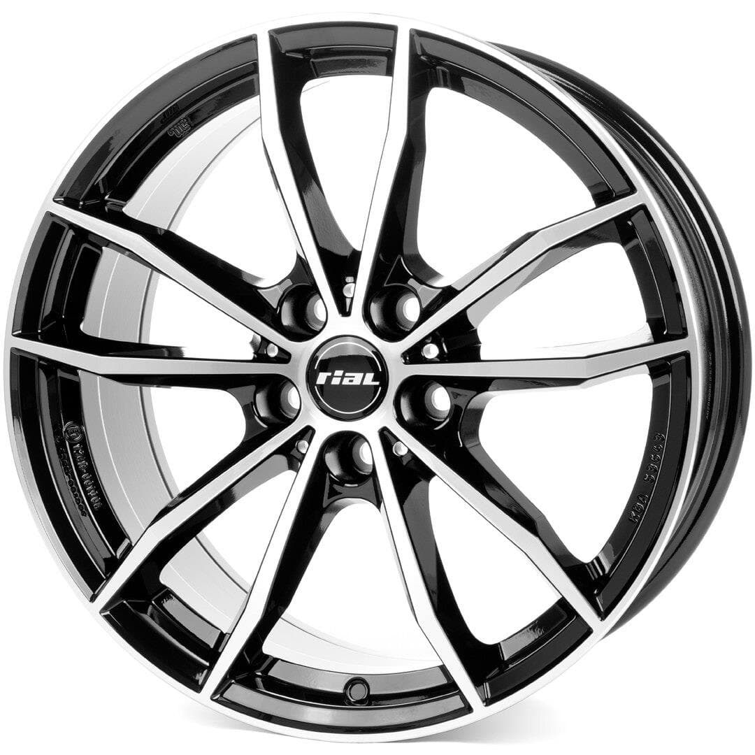 Rial X12 Diamond-Black Frontpolished 8x19